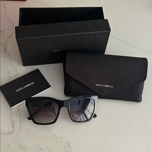 Dolce & Gabbana Black Square Sunglasses